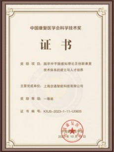 中国康复医学会科学技术奖
